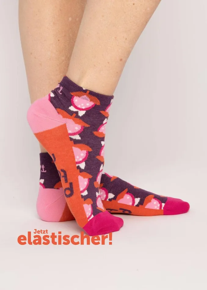 Blutsgeschwister Socks Sensation Steps Snkr Purple Women Socks