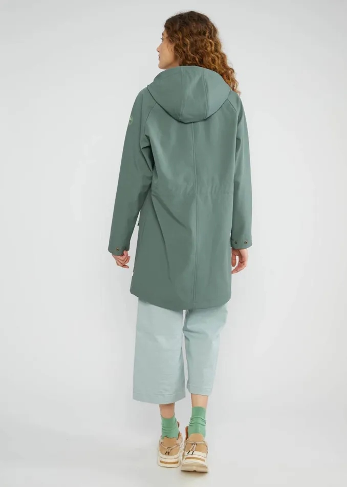 Blutsgeschwister Soft Shell Jacket Softfriese Green Women Jackets and Coats