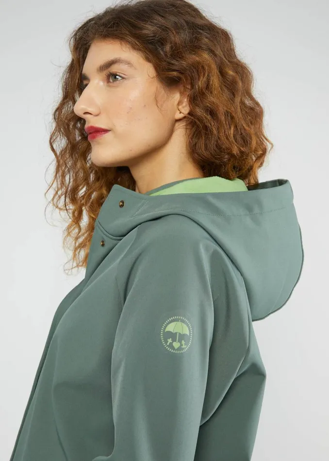 Blutsgeschwister Soft Shell Jacket Softfriese Green Women Jackets and Coats