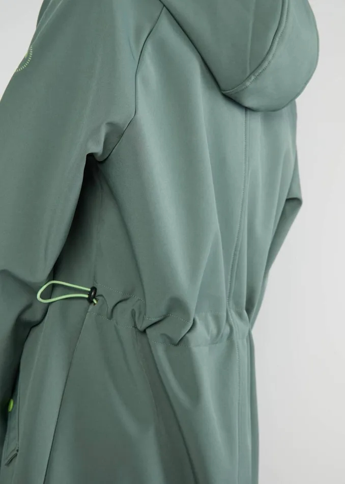 Blutsgeschwister Soft Shell Jacket Softfriese Green Women Jackets and Coats