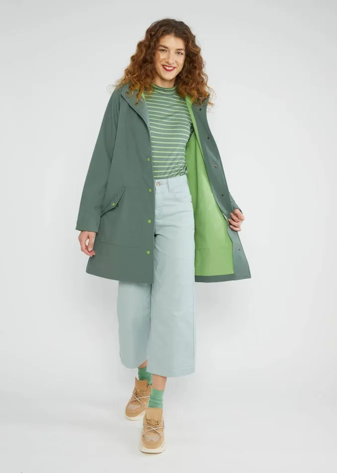 Blutsgeschwister Soft Shell Jacket Softfriese Green Women Jackets and Coats