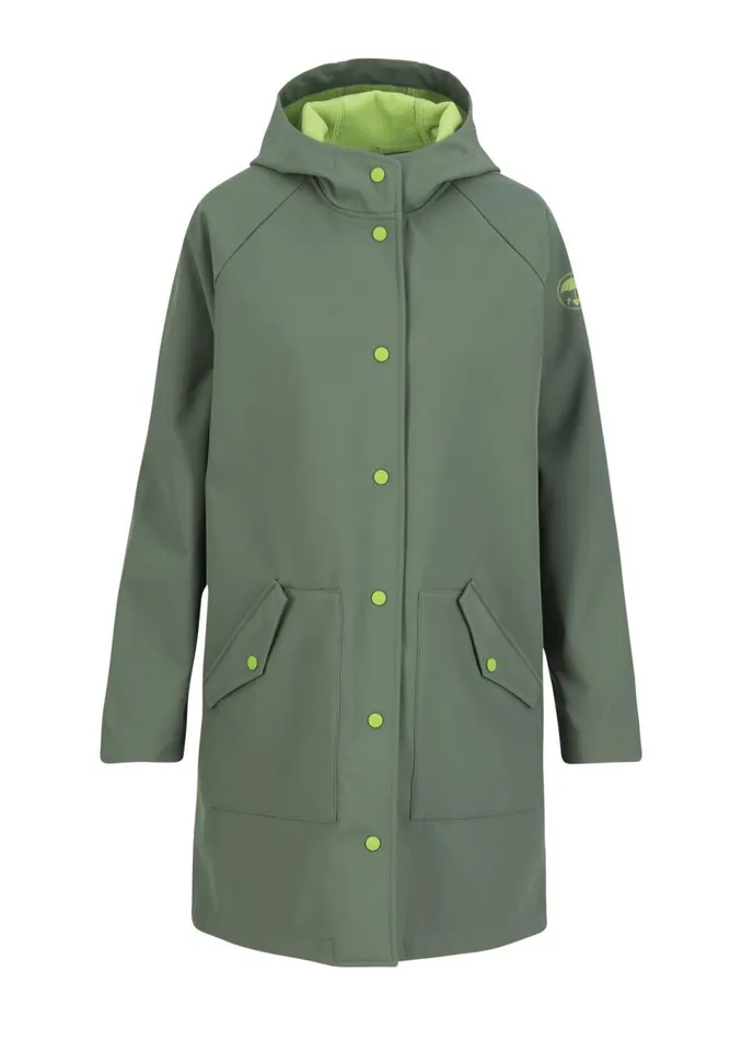 Blutsgeschwister Soft Shell Jacket Softfriese Green Women Jackets and Coats