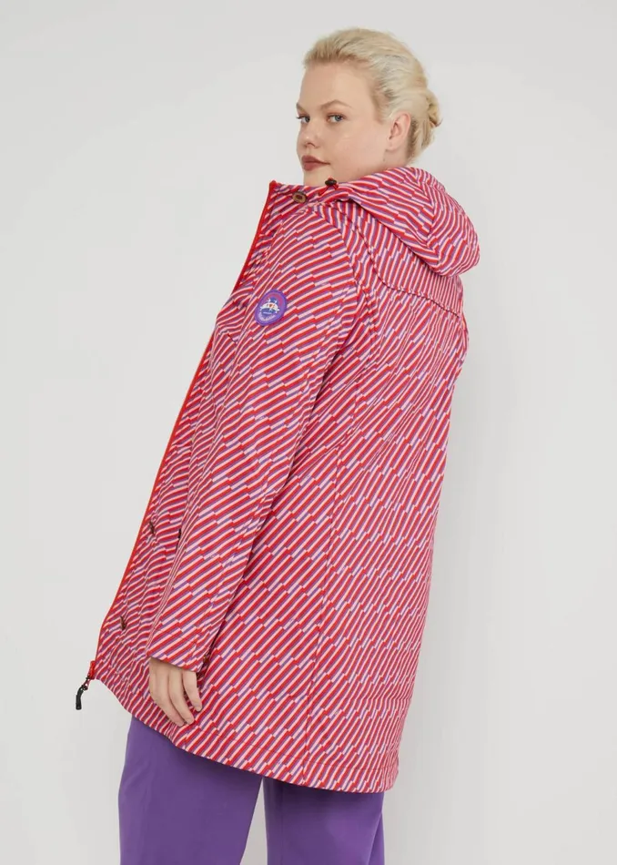 Blutsgeschwister Soft Shell Jacket Wild Weather Purple Women Jackets and Coats