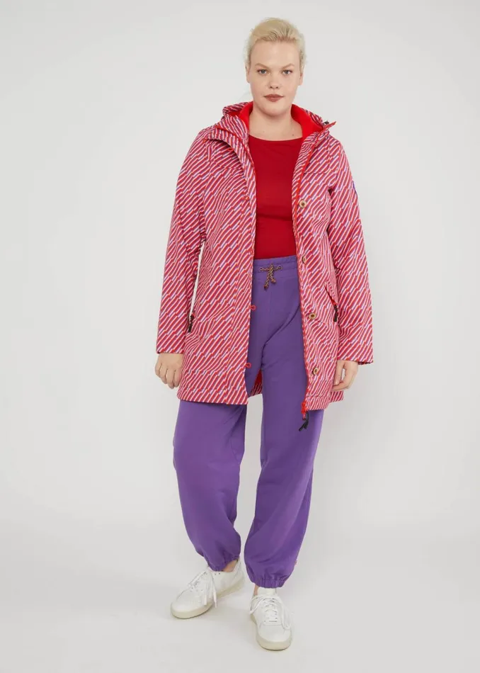 Blutsgeschwister Soft Shell Jacket Wild Weather Purple Women Jackets and Coats