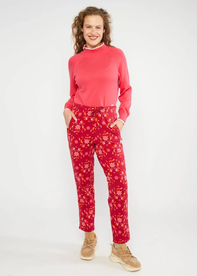 Blutsgeschwister Sweat Pants Country Roadrunners Red Women Trousers