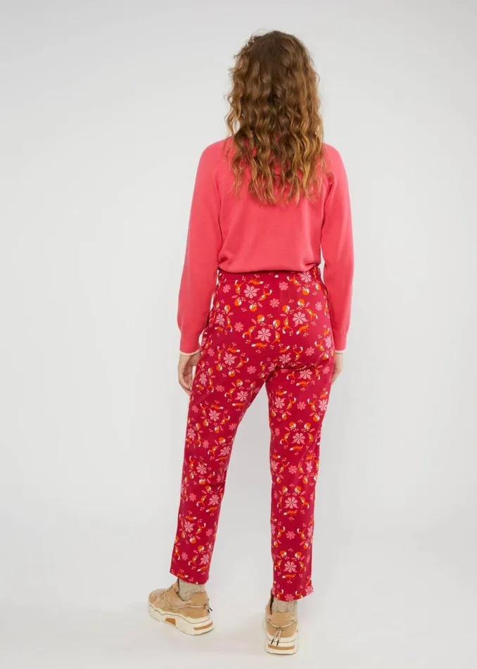 Blutsgeschwister Sweat Pants Country Roadrunners Red Women Trousers