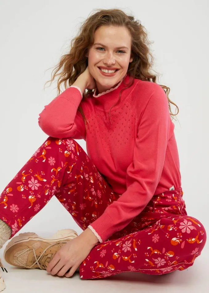 Blutsgeschwister Sweat Pants Country Roadrunners Red Women Trousers
