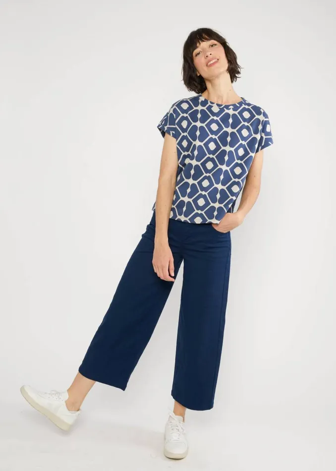 Blutsgeschwister TShirt Teesily Blue Women Tops