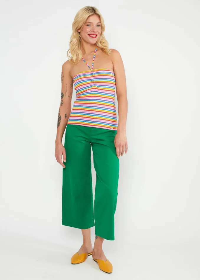 Blutsgeschwister Tube Top Summertime Tube Purple Women Tops