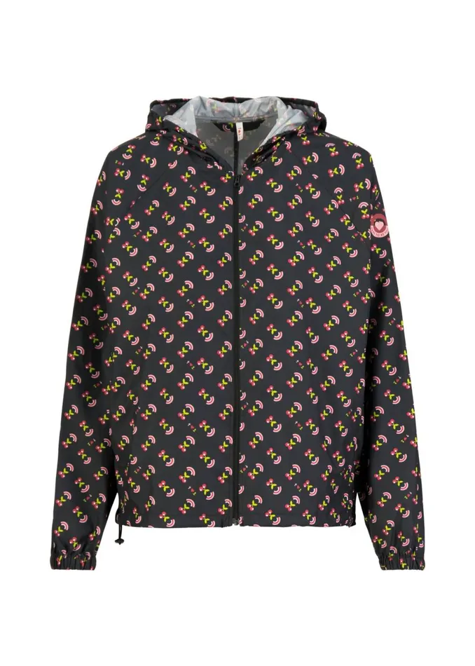 Blutsgeschwister Ultralight Windbreaker Easy Breezy Black Women Jackets and Coats