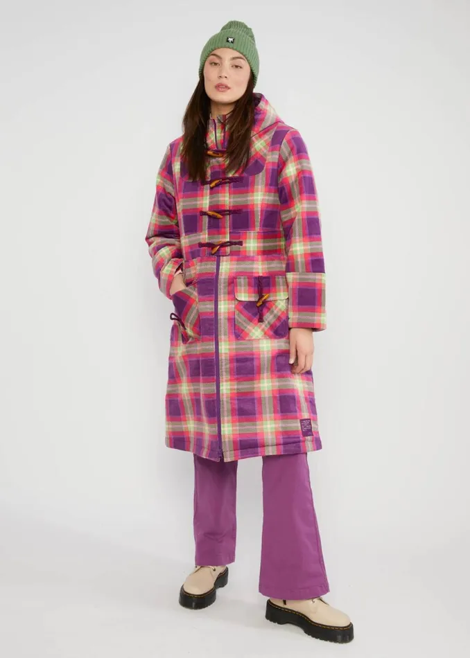 Blutsgeschwister Winter Parka Sherwoods Fairest Purple Women Jackets and Coats