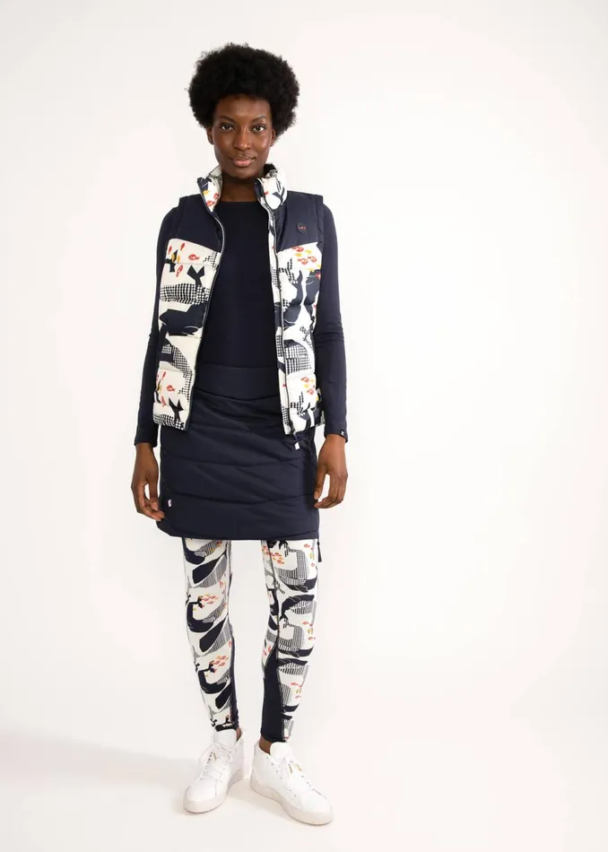 Blutsgeschwister Winter Skirt Cloud Stepper Zip039n039zap Blue Women Skirts
