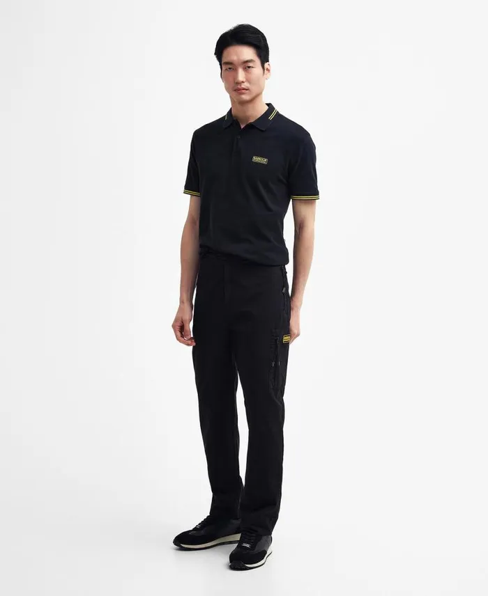 Bolt StraightLeg Trousers Classic Black Men Barbour Trousers and Shorts