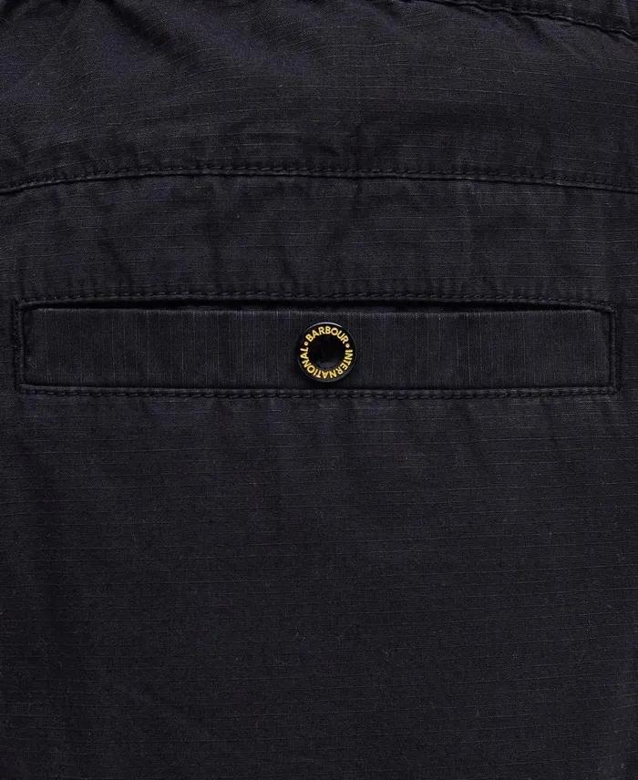 Bolt StraightLeg Trousers Classic Black Men Barbour Trousers and Shorts