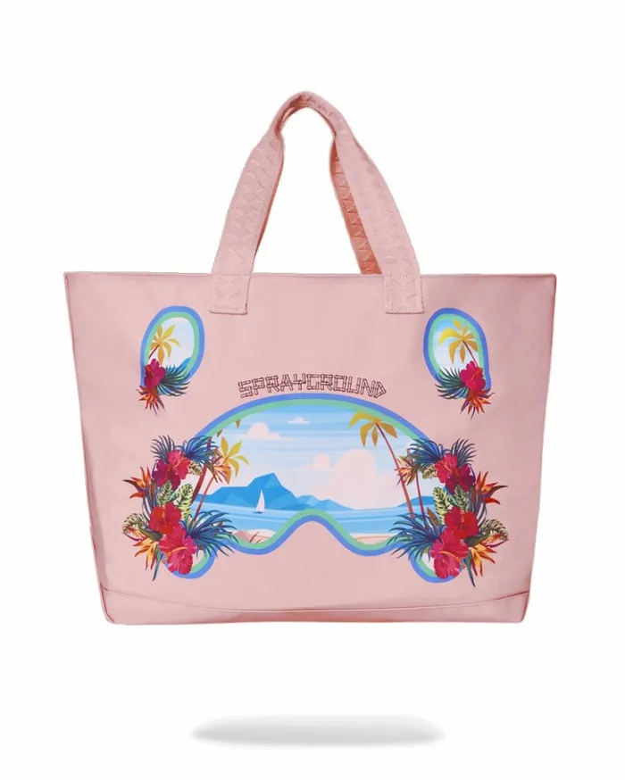 BORA BORA SHARK ISLAND VILLA BEACH TOTE Bags SPRAYGROUND
