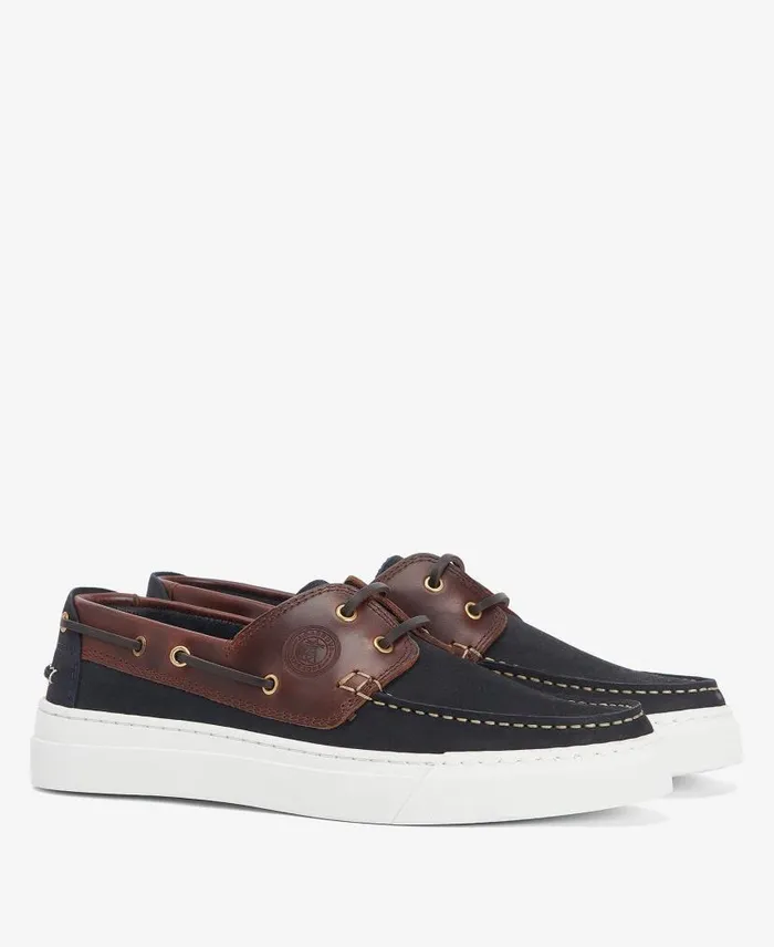 Bosun Shoes Dark Slate Men Barbour Shoes