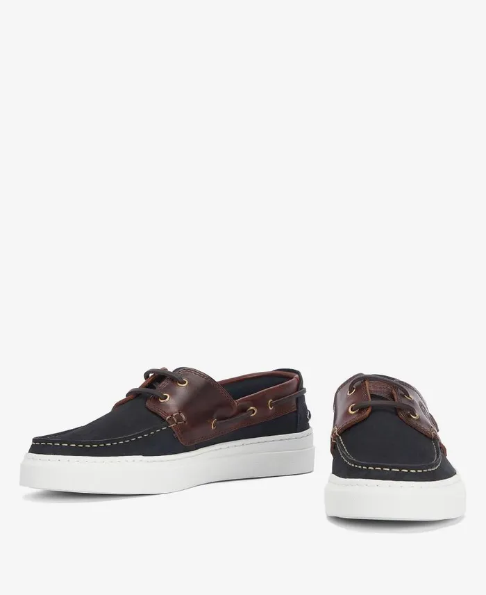 Bosun Shoes Dark Slate Men Barbour Shoes