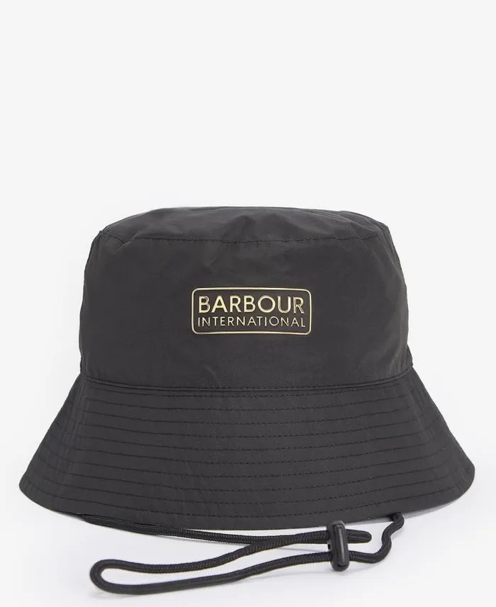 Boulevard Reversible Bucket Hat Blackjaguar Women Barbour Hats
