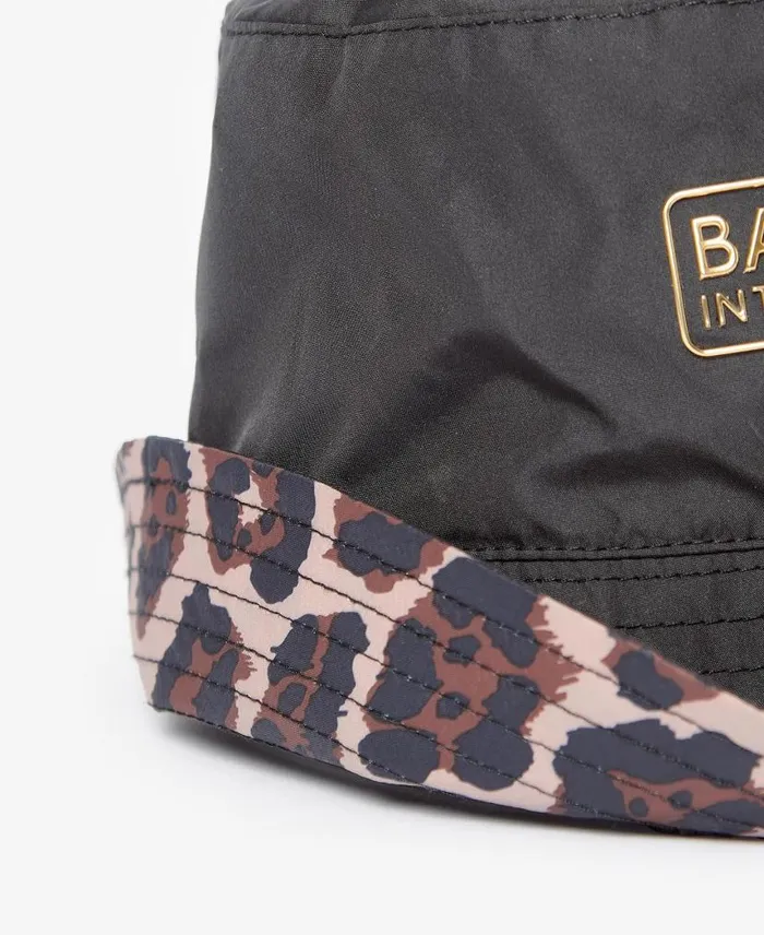 Boulevard Reversible Bucket Hat Blackjaguar Women Barbour Hats