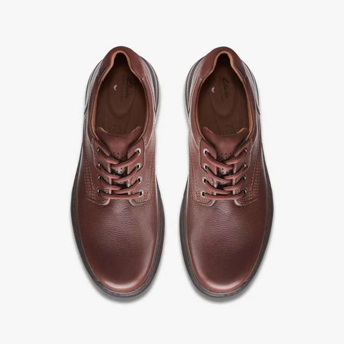 Brawley Pace Mahogany Leather Men Clarks Casual Dress Shoes