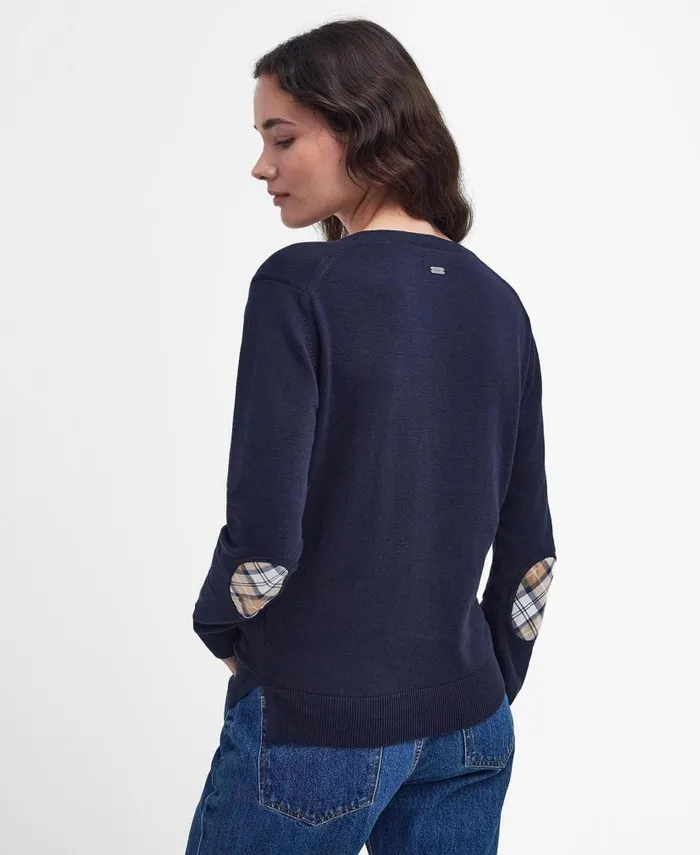 Bredon Cardigan Oatmealhessian Tart Women Barbour Cardigans