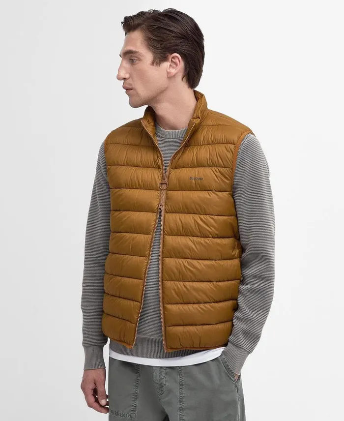 Bretby Gilet Black Men Barbour Gilets and Liners