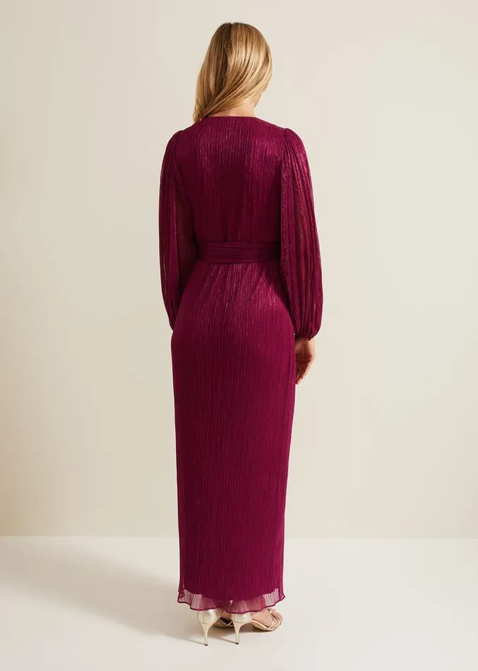 Brielle Wrap Maxi Dress Pink Women Phase Eight Dresses