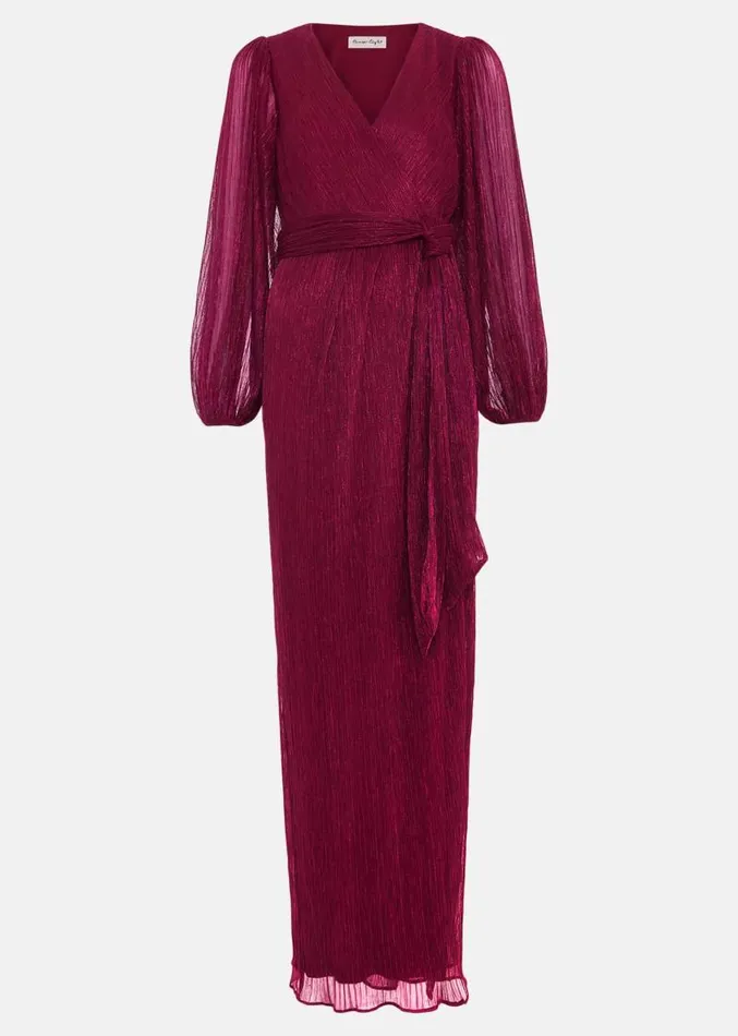 Brielle Wrap Maxi Dress Pink Women Phase Eight Dresses