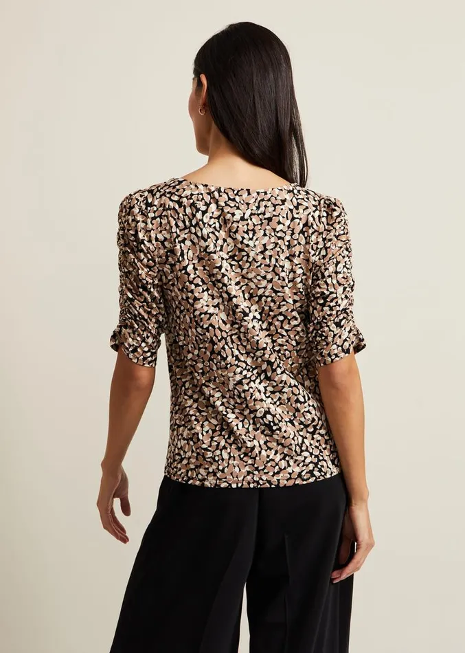Brooke Print Top Multicoloured Women Phase Eight Tops and TShirts