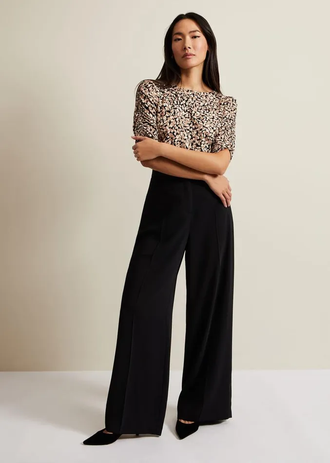 Brooke Print Top Multicoloured Women Phase Eight Tops and TShirts