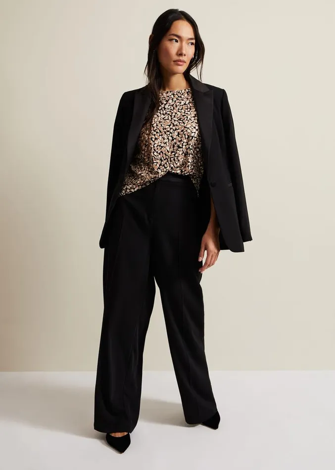 Brooke Print Top Multicoloured Women Phase Eight Tops and TShirts