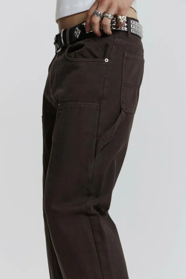 Brown Carpenter Jeans In Skate Fit Men Jaded London Jeans Brown Carpenter Jeans In Skate Fit Men Jaded London Jeans