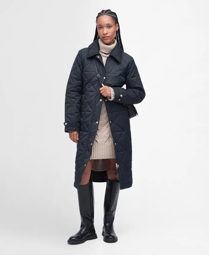 Carolina Quilted Jacket Blaze Redmuted Women Barbour Quilted Jackets