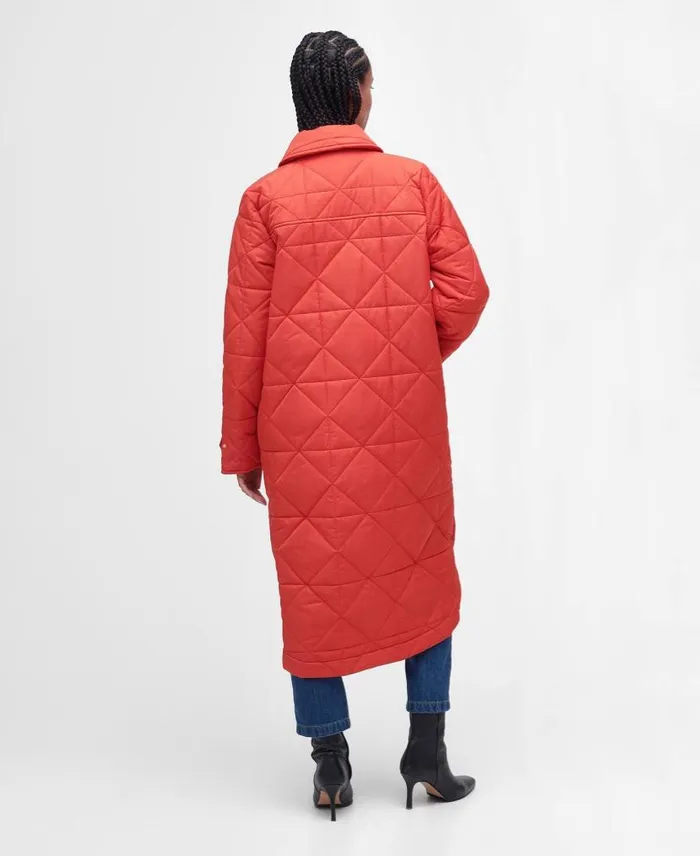 Carolina Quilted Jacket Blaze Redmuted Women Barbour Quilted Jackets