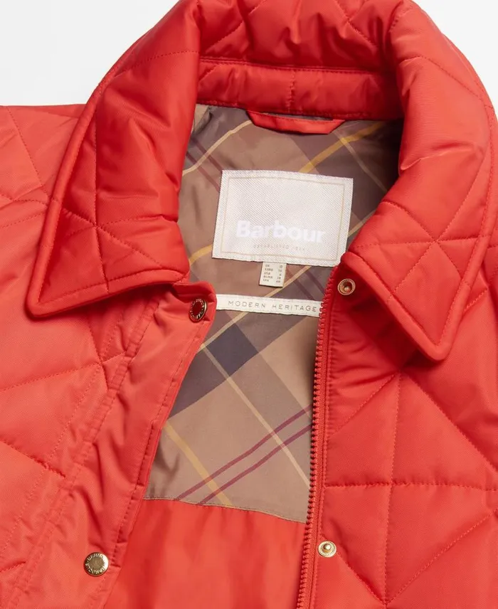 Carolina Quilted Jacket Blaze Redmuted Women Barbour Quilted Jackets
