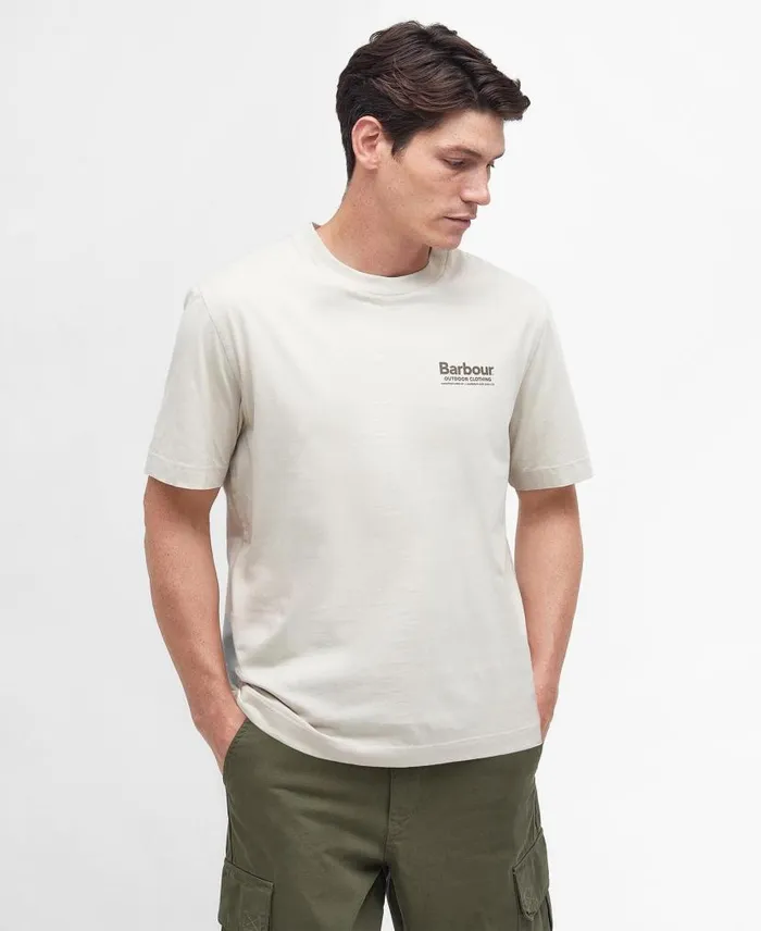 Catterick TShirt Mist Men Barbour TShirts