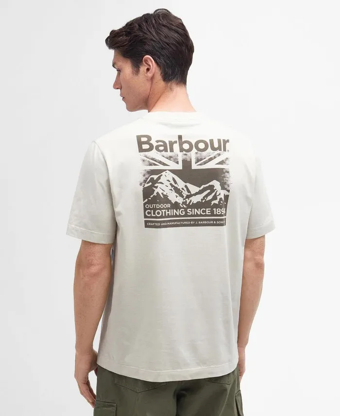 Catterick TShirt Mist Men Barbour TShirts