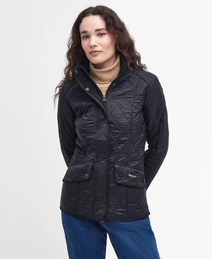 Cavalry Polarquilt Quilted Jacket Black Women Barbour Quilted Jackets