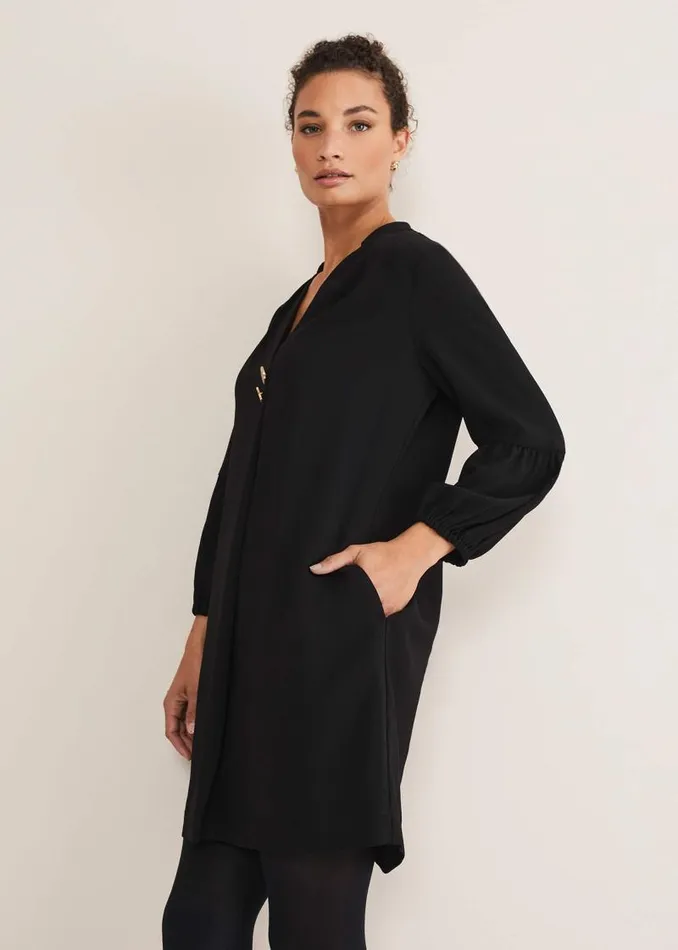 Charlotte Tunic Dress Black Women Phase Eight Dresses