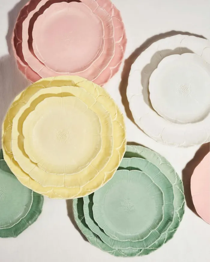 Cherry Blossom Dessert Plate White Women Aquazzura Dinnerware Cherry Blossom Dessert Plate White Women Aquazzura Dinnerware