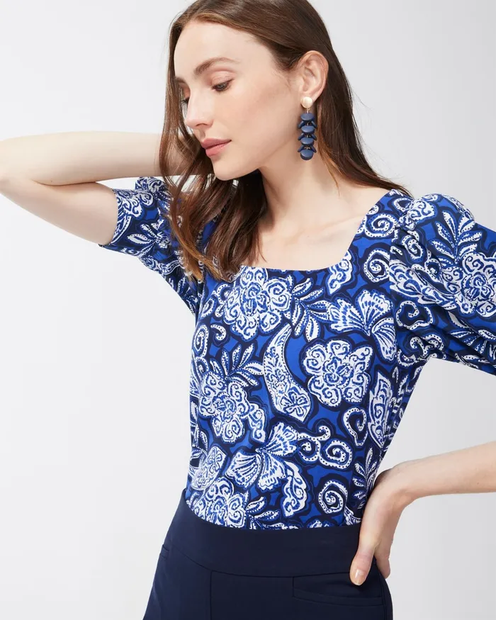 Chico039s Navy Cluster Earrings Navy Women Earrings