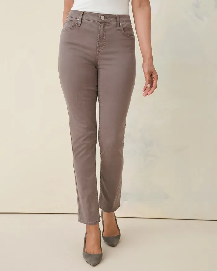 Chico039s So Slimming Super Soft Girlfriend Ankle Jeans French Rose Women Jeans and Denim