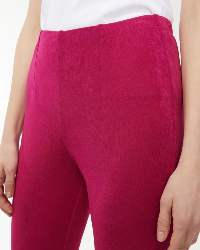 Chico039s Travelers Classic No Tummy Pants Botanic Berry Women Matching Sets