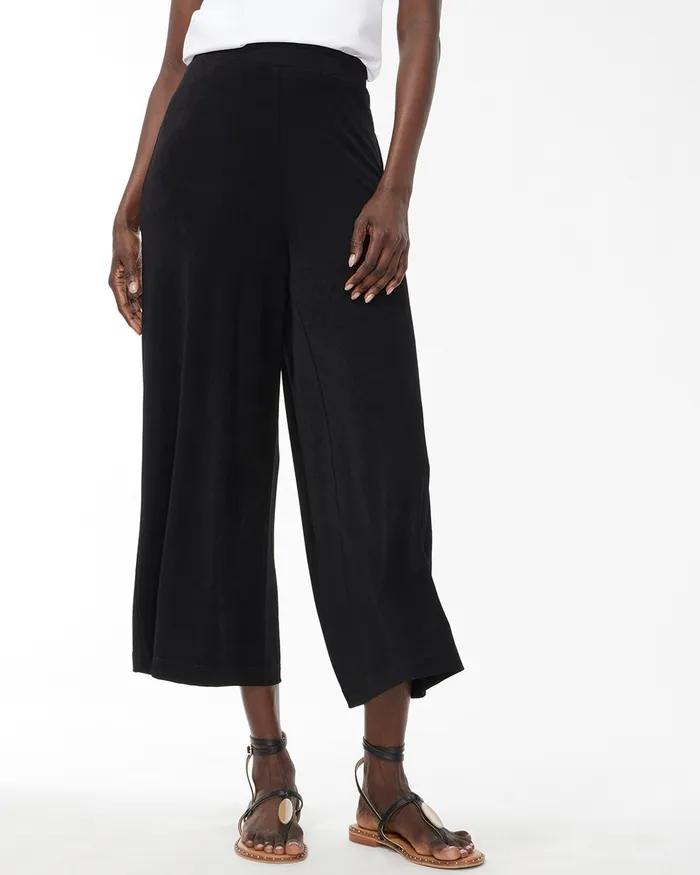 Chico039s Travelers Culottes Travelers Black Women Pants
