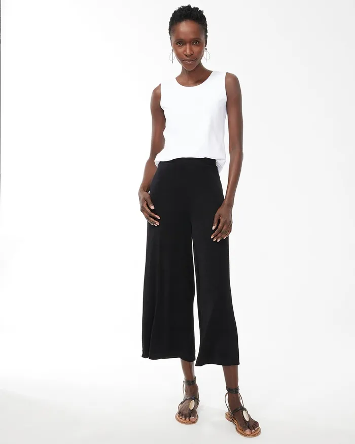 Chico039s Travelers Culottes Travelers Black Women Pants