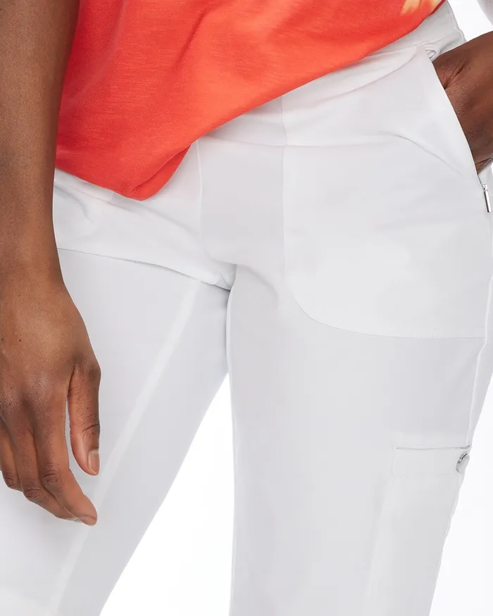 Chico039s Zenergy UPF 11034 PullOn Shorts Alabaster Women Activewear