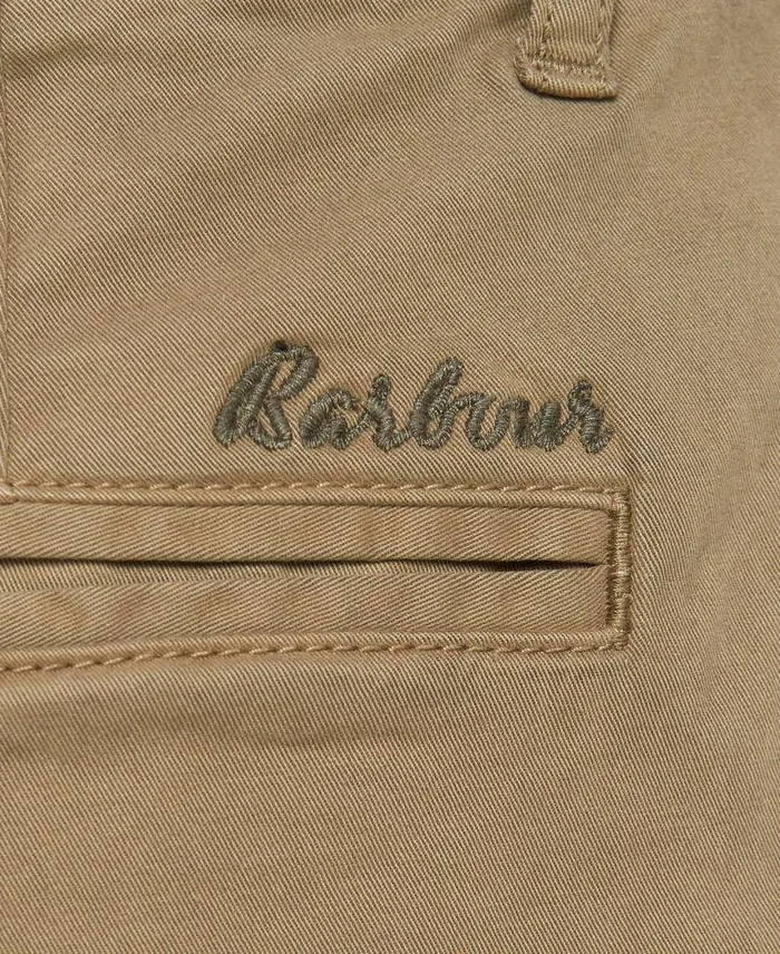 Chino Shorts Classic White Women Barbour Trousers and Shorts
