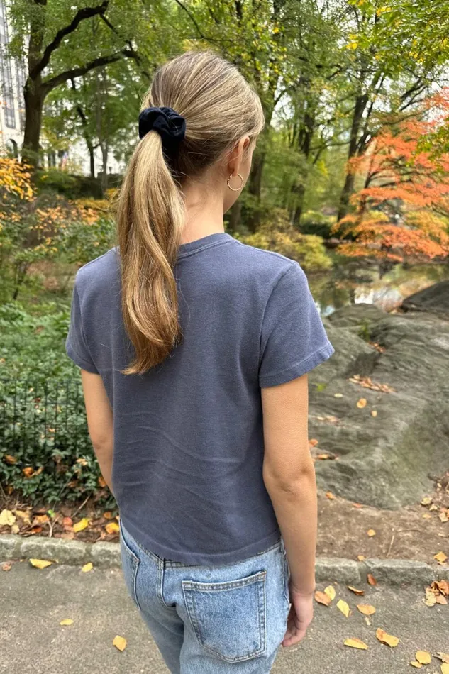 Chloe 14 Top Faded Blue Women Brandy Melville Tops