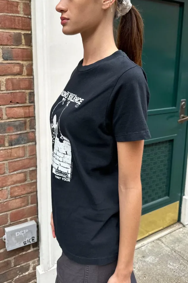 Chloe Radio Silence Top Black Women Brandy Melville Tops