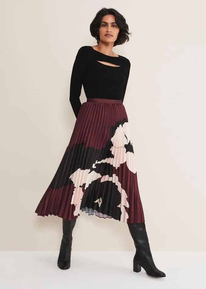 Ciara Cut Out Knit Black Women Phase Eight Knitwear